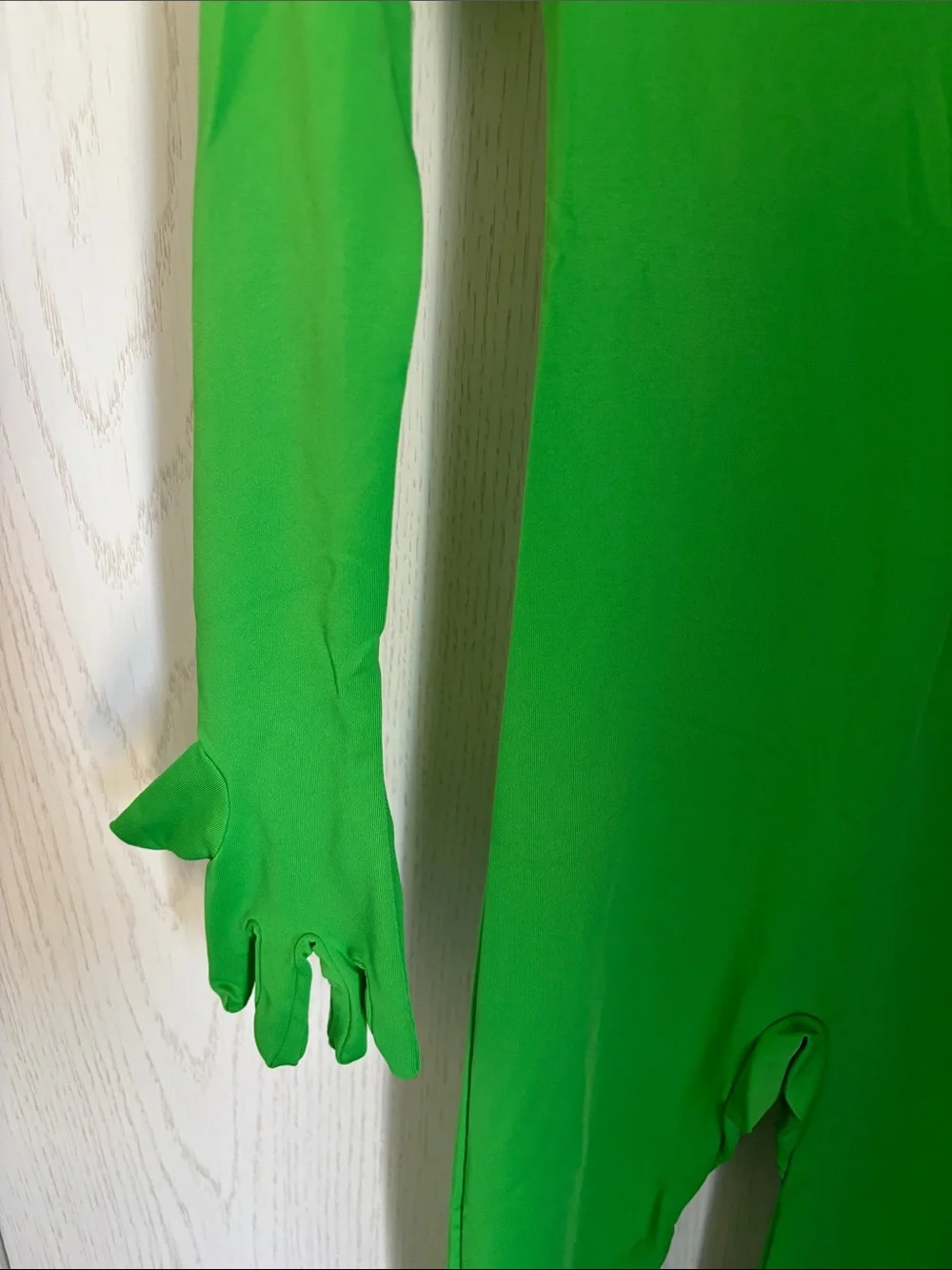 Kids Green Skin Halloween Costume Small Full Body 1 Piece Bodysuit